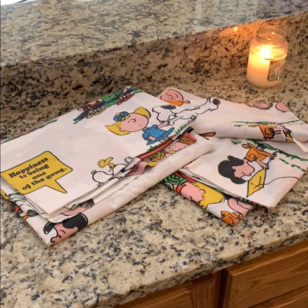 Peanuts Twin Flat Sheet